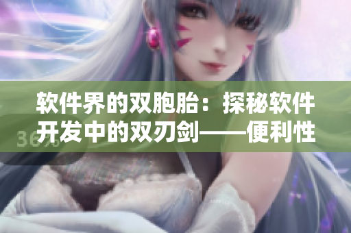 软件界的双胞胎：探秘软件开发中的双刃剑——便利性与安全性