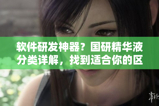 软件研发神器？国研精华液分类详解，找到适合你的区域