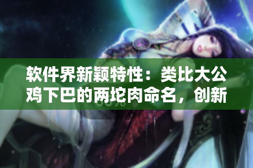 软件界新颖特性：类比大公鸡下巴的两坨肉命名，创新界面设计惊艳亮相