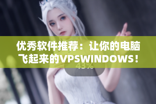 优秀软件推荐：让你的电脑飞起来的VPSWINDOWS！