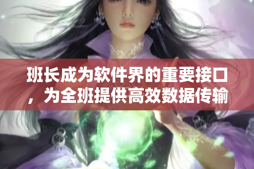 班长成为软件界的重要接口，为全班提供高效数据传输服务