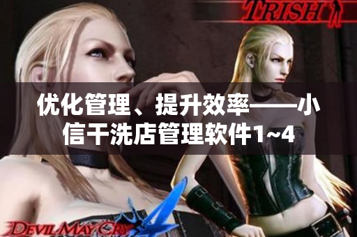 优化管理、提升效率——小信干洗店管理软件1~4