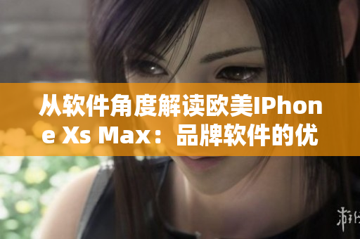 从软件角度解读欧美IPhone Xs Max：品牌软件的优势与特性分析