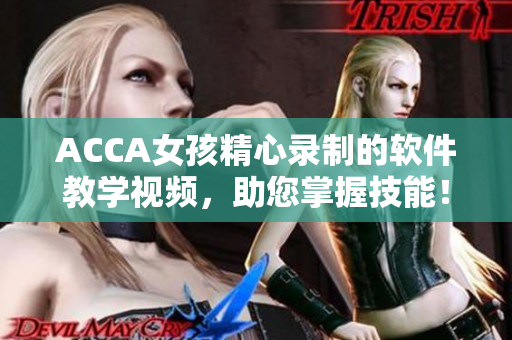 ACCA女孩精心录制的软件教学视频，助您掌握技能！