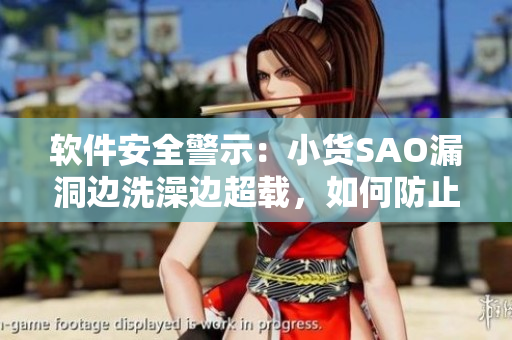 软件安全警示：小货SAO漏洞边洗澡边超载，如何防止数据泄露？