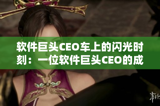软件巨头CEO车上的闪光时刻：一位软件巨头CEO的成功故事