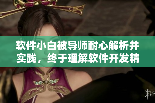 软件小白被导师耐心解析并实践，终于理解软件开发精髓！
