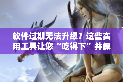 软件过期无法升级？这些实用工具让您“吃得下”并保持系统速度