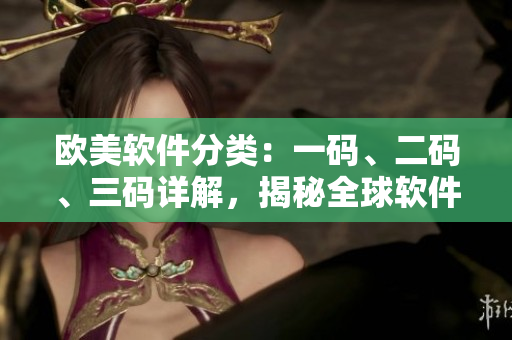 欧美软件分类：一码、二码、三码详解，揭秘全球软件规范