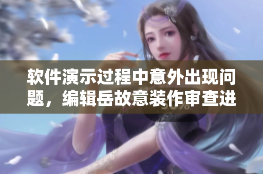 软件演示过程中意外出现问题，编辑岳故意装作审查进度，探究原因