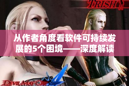 从作者角度看软件可持续发展的5个困境——深度解读软件之路