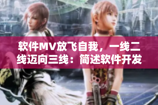 软件MV放飞自我，一线二线迈向三线：简述软件开发的实践与探索