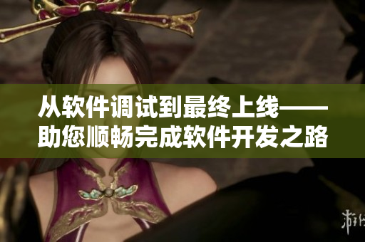 从软件调试到最终上线——助您顺畅完成软件开发之路