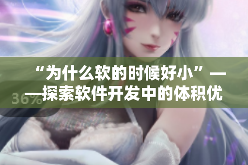 “为什么软的时候好小”——探索软件开发中的体积优化策略