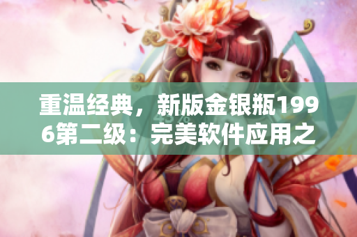重温经典，新版金银瓶1996第二级：完美软件应用之路