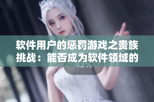 软件用户的惩罚游戏之贵族挑战：能否成为软件领域的优等生？