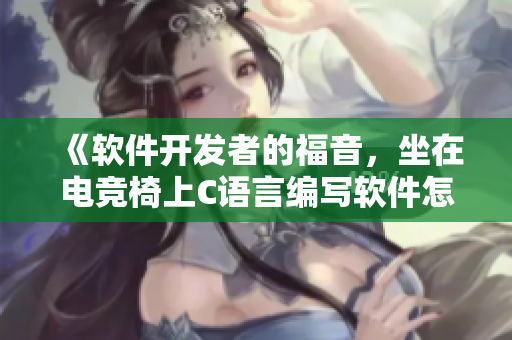 《软件开发者的福音，坐在电竞椅上C语言编写软件怎么样？》