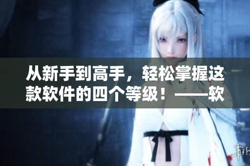 从新手到高手，轻松掌握这款软件的四个等级！——软件技能升级指南