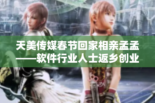天美传媒春节回家相亲孟孟——软件行业人士返乡创业潮