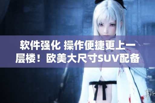 软件强化 操作便捷更上一层楼！欧美大尺寸SUV配备全新智能系统
