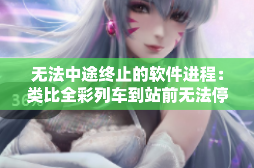无法中途终止的软件进程：类比全彩列车到站前无法停止