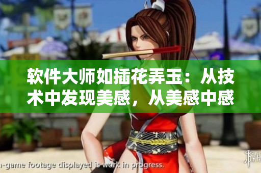 软件大师如插花弄玉：从技术中发现美感，从美感中感受技术