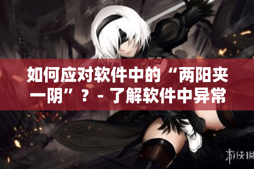 如何应对软件中的“两阳夹一阴”？- 了解软件中异常现象的解决方法