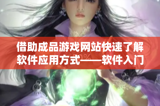 借助成品游戏网站快速了解软件应用方式——软件入门指南