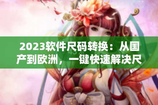 2023软件尺码转换：从国产到欧洲，一键快速解决尺码困扰