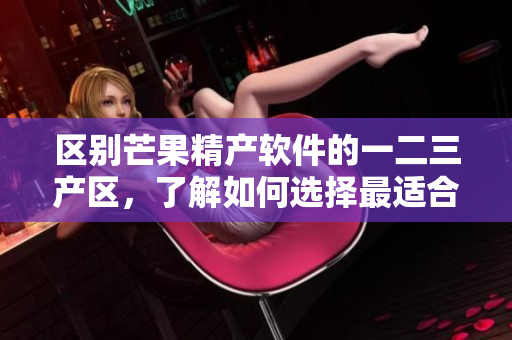 区别芒果精产软件的一二三产区，了解如何选择最适合自己的软件