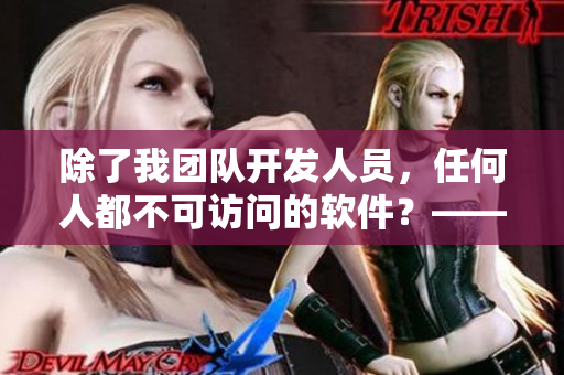 除了我团队开发人员，任何人都不可访问的软件？——美国新闻