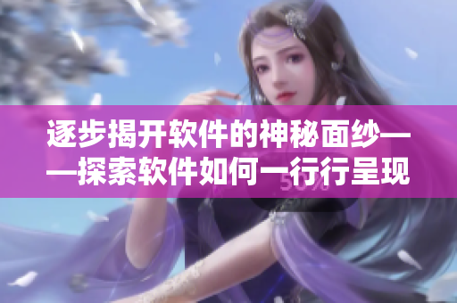 逐步揭开软件的神秘面纱——探索软件如何一行行呈现