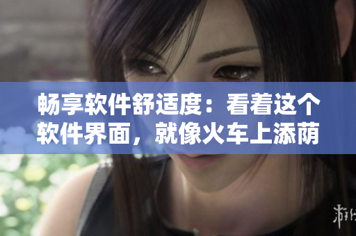 畅享软件舒适度：看着这个软件界面，就像火车上添荫蒂一样舒服！