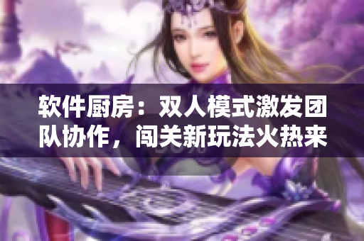 软件厨房：双人模式激发团队协作，闯关新玩法火热来袭