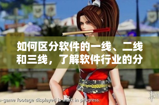 如何区分软件的一线、二线和三线，了解软件行业的分层体系