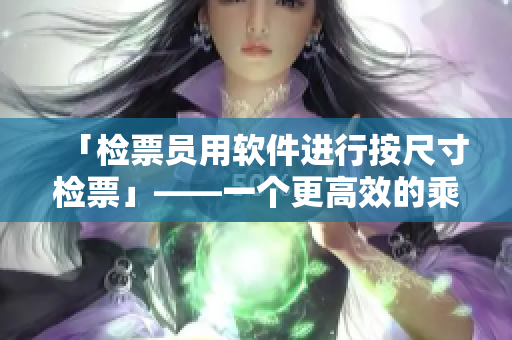 「检票员用软件进行按尺寸检票」——一个更高效的乘车经验