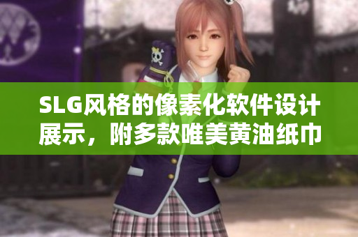 SLG风格的像素化软件设计展示，附多款唯美黄油纸巾盒