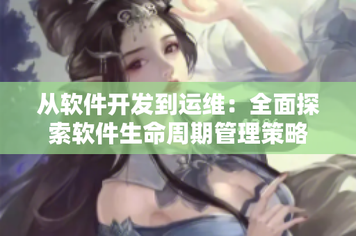 从软件开发到运维：全面探索软件生命周期管理策略