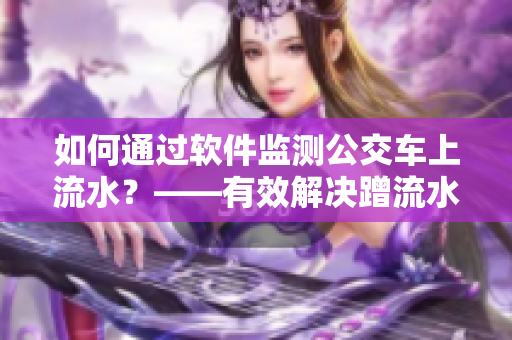 如何通过软件监测公交车上流水？——有效解决蹭流水问题