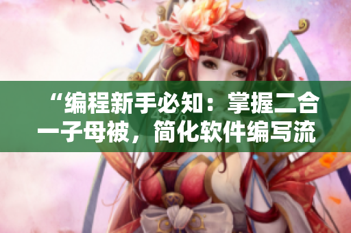 “编程新手必知：掌握二合一子母被，简化软件编写流程”
