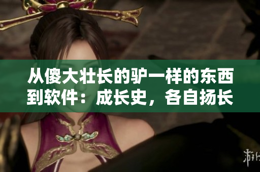 从傻大壮长的驴一样的东西到软件：成长史，各自扬长避短，互为补益