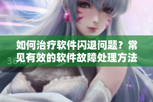 如何治疗软件闪退问题？常见有效的软件故障处理方法
