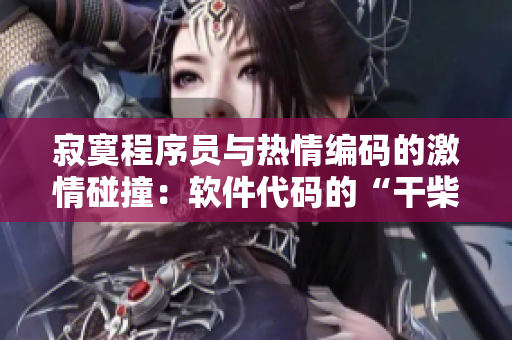寂寞程序员与热情编码的激情碰撞：软件代码的“干柴烈火”匹配
