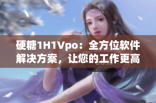 硬糖1H1Vpo：全方位软件解决方案，让您的工作更高效