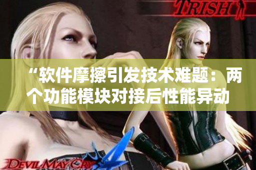 “软件摩擦引发技术难题：两个功能模块对接后性能异动”