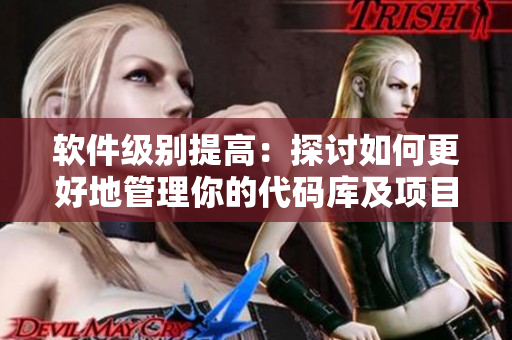 软件级别提高：探讨如何更好地管理你的代码库及项目进程