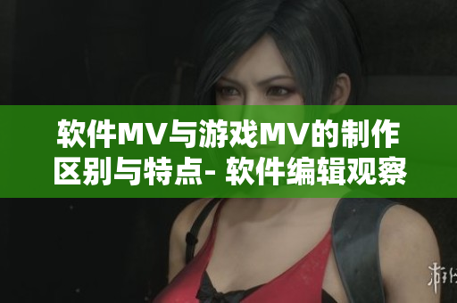 软件MV与游戏MV的制作区别与特点- 软件编辑观察
