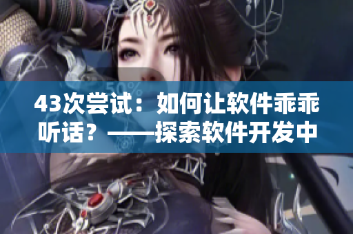 43次尝试：如何让软件乖乖听话？——探索软件开发中的难点与解决方案
