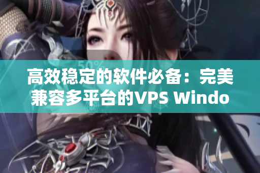 高效稳定的软件必备：完美兼容多平台的VPS Windows服务