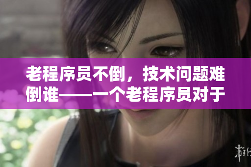 老程序员不倒，技术问题难倒谁——一个老程序员对于软件开发的探讨